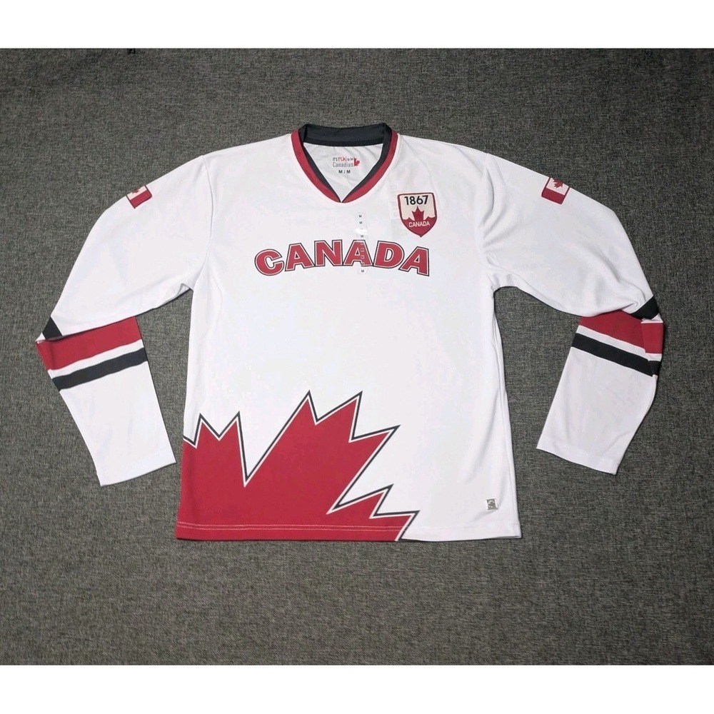 Canada 1867โ Jersey Its Fun To Be Canadian Maple Leaf Men's - XL Soccer Jersey